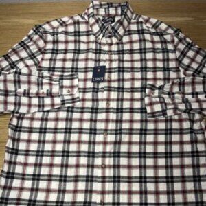 Chaps Plaid Shirt Casual Button Down